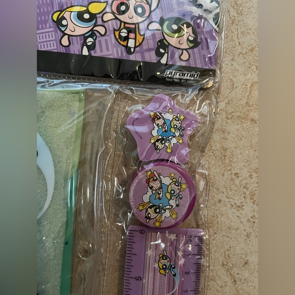 NEW Powerpuff Girls Study Kit 2002 - Picture 3 of 6